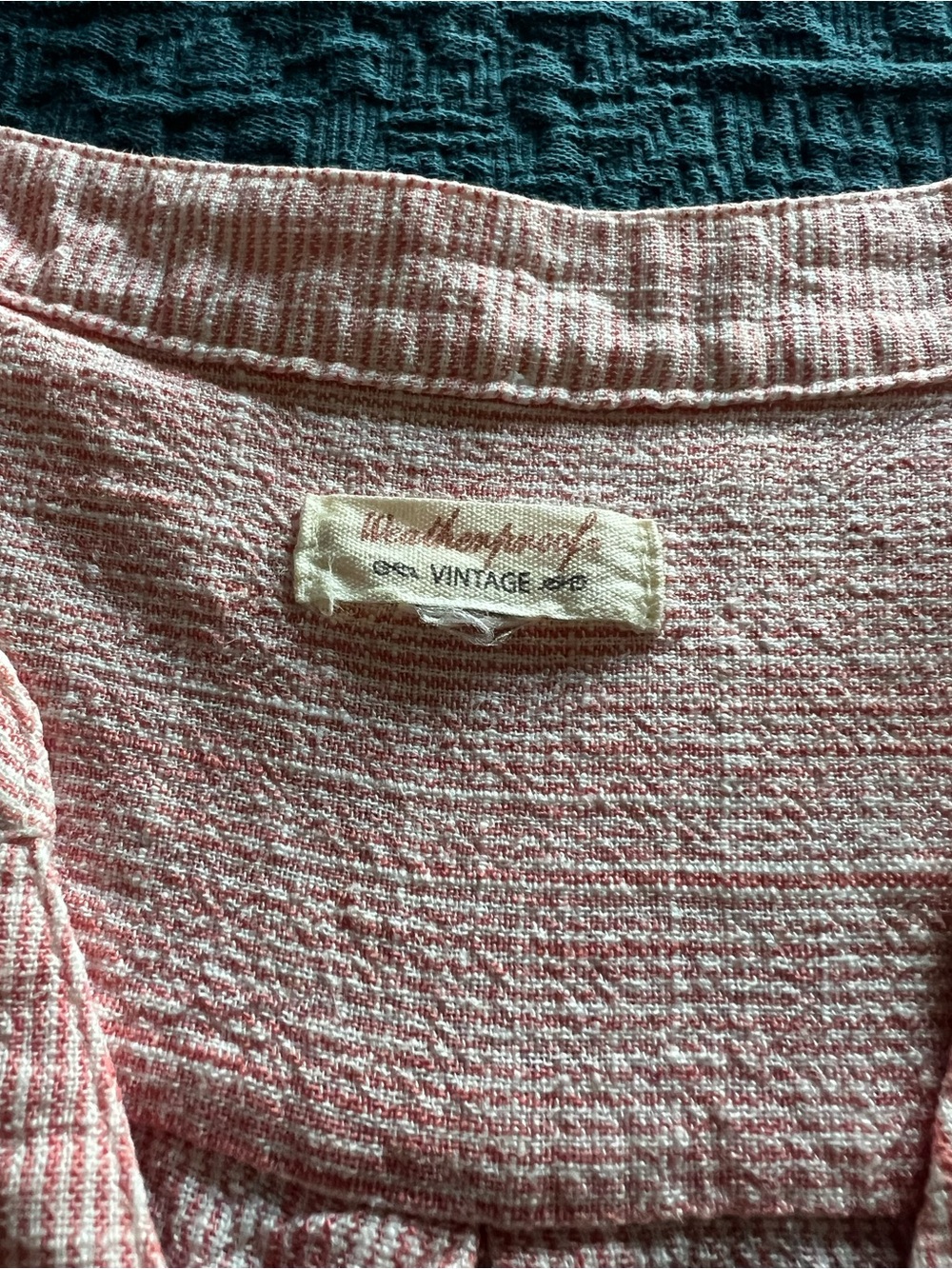 Weatherproof David Peyser Sleeveless Pink Collared Button Part Linen Shirt-XL - Picture 5 of 16
